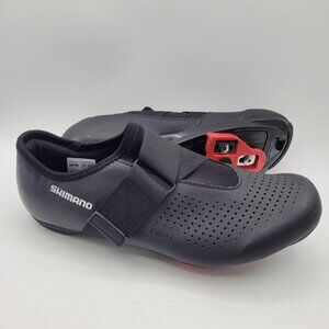 Shimano RP1 Road Cycling Spin Peloton Mens 8.5 EU 42 Shoes + Look Delta Cleats